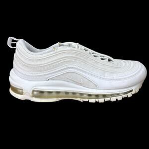 Nike Air Max 97 Triple White Women’s Size 9 DH8016-100 Sneakers Wolf Grey Shoes